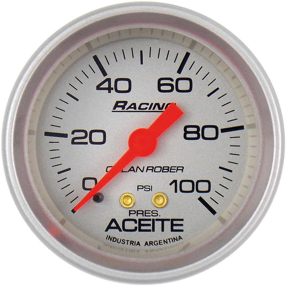 315P100 - MANOMETRO ACEITE 100L - PLATA